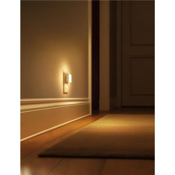 LED Night Lights Plug into Wall,[6-Pack] Plug in Night Light,Dusk-to-Dawn Sensor - Picture 4 of 7